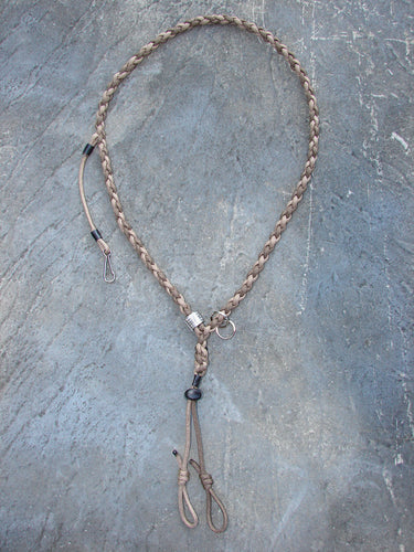 Paracord Lanyard for 1 calls and whistle - round braid