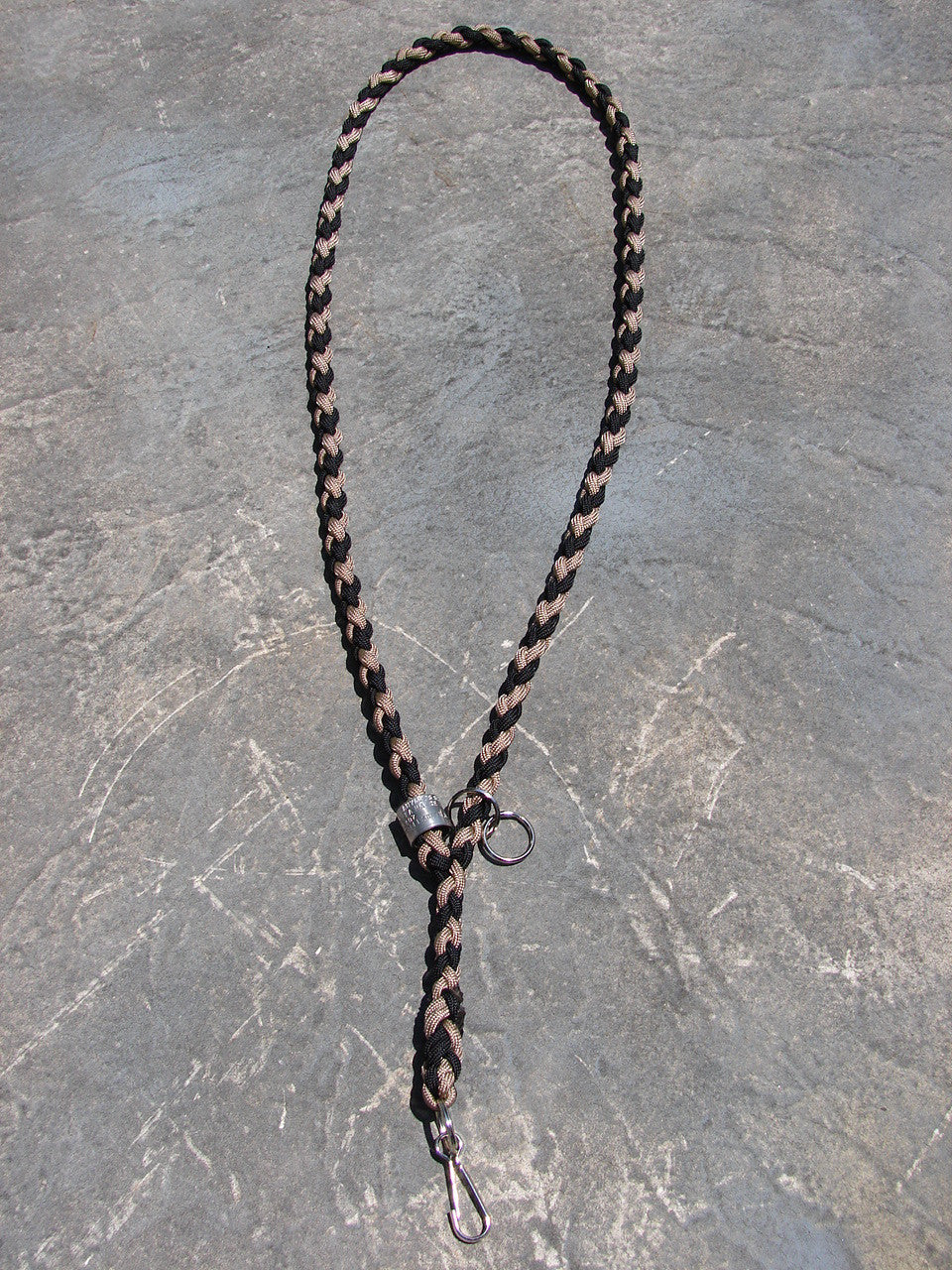 Single whistle lanyard