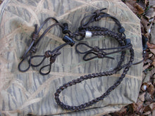 Waxed leather lanyard for 4 calls and 1 whistle